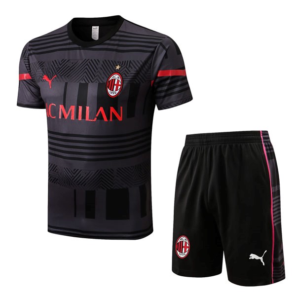 Maglia Formazione AC Milan Set Completo 22/23 Grigio